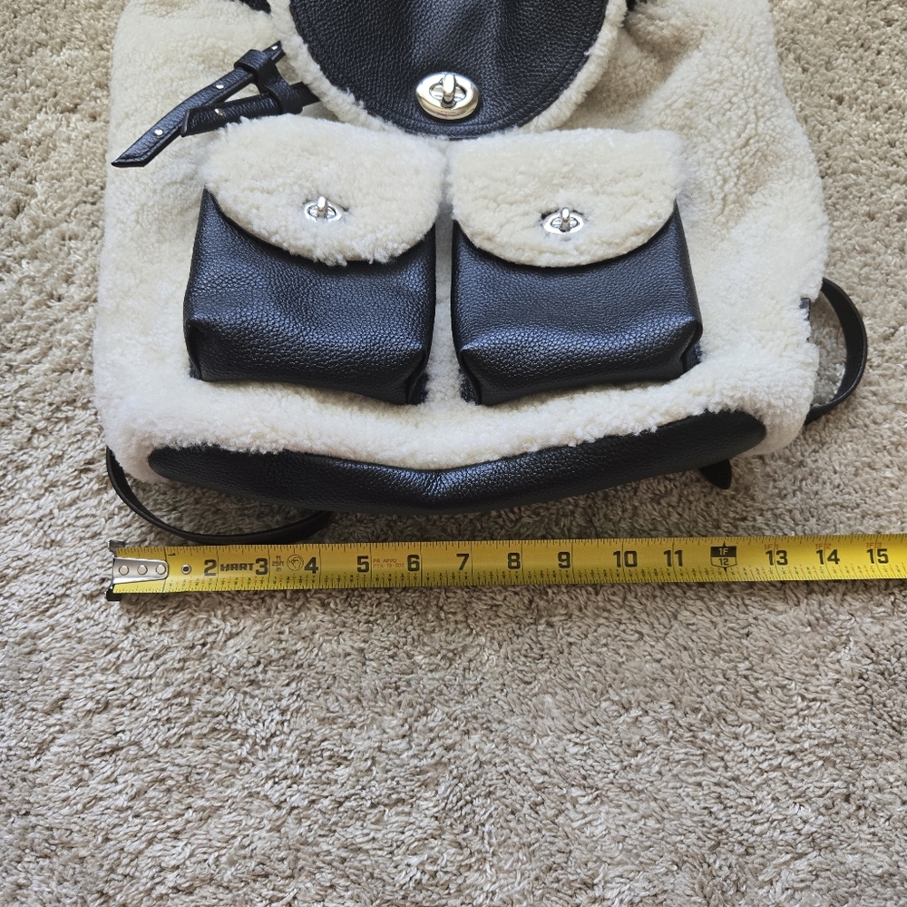 Coach Sherpa Backpack Rucksack Small Turnlock - Picture 16 of 16